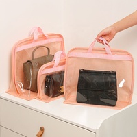 Promotion Choc : Sacs Antipoussière Transparents pour Sacs à Main et Organisateur Suspendu à Fermeture Éclair pour Sacs à Main
