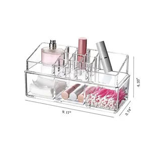 M-8028B Nóng Bán Mỹ Phẩm Tổ Chức Tùy Chỉnh Acrylic Giữ Son Môi Tổ Chức Trang Điểm