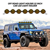 Barre lumineuse LED modulaire KC de 42 pouces, barre lumineuse tout-terrain 4x4, IP67, pour Spot Wrangler, SUV, accessoires Ford, état neuf, modèle UTV