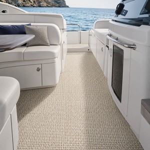 Suelo Náutico de Espuma Tejida de Alta Calidad, Color Negro y Marino, Flexiteak, Madera Marina, para Cubiertas de Barcos - Product Image 2
