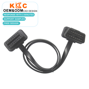 1x Stecker auf 2x Buchsen OBD2 Splitter 1 zu 2 Y-Adapter PVC Verlängerungskabel 30CM 16 Pin - Product Image 4