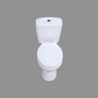 WC deux pièces en céramique YIDA, design traditionnel, à poser au sol, double chasse, siphon en P/S, avec abattant à fermeture douce