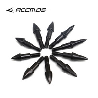 Pointes de flèches en acier au carbone ACCMOS pour tir à l'arc, adaptées aux arcs classiques et à arcs à poulies, pour le tir sur cible et le tir en plein champ
