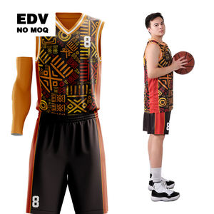 Ensemble de maillot de basket-ball, nouveau style, maillot de basket-ball réversible, ensemble de basket-ball - Product Image 1
