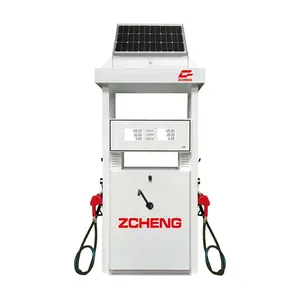 Manual Drive Petrol Pump Machine for Gas Station Petrol and Diesel Use with Solar Panel