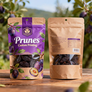 <span class=keywords><strong>ถุง</strong></span>กระดาษคราฟท์แบบกำหนดเองสำหรับบรรจุ<span class=keywords><strong>ผล</strong></span><span class=keywords><strong>ไม้</strong></span>อบแห้งพร้อมหน้าต่าง<span class=keywords><strong>ใส</strong></span> <span class=keywords><strong>ถุง</strong></span>ซิปล็อคแบบตั้งได้ พิมพ์โลโก้ได้ มาตรฐานสำหรับอาหาร บรรจุภัณฑ์สำหรับกัม น้ำตาล - Product Image 1