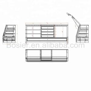 Boîte <span class=keywords><strong>à</strong></span> <span class=keywords><strong>outils</strong></span> <span class=keywords><strong>à</strong></span> tiroirs industrielle lourde de grande capacité de 2.0mm en aluminium, ouverture latérale <span class=keywords><strong>complète</strong></span>, étanche pour les ateliers d'utilisation de camions, taille personnalisée - Product Image 6