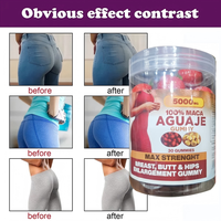 Gummies Aguajie pour femmes sous marque privée, export transfrontalier de gummies de Maca, compléments alimentaires pour les hanches BBL, vente directe de la source, support commercial