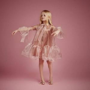 <span class=keywords><strong>Vestito</strong></span> da <span class=keywords><strong>bambina</strong></span> in Tulle per bambini a <span class=keywords><strong>manica</strong></span> <span class=keywords><strong>lunga</strong></span> abito da ballo di Chiffon per compleanno ballo estivo da <span class=keywords><strong>bambina</strong></span> <span class=keywords><strong>vestito</strong></span> da ballo decorato con fiocco - Product Image 4