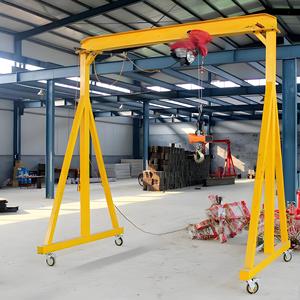 Grue <span class=keywords><strong>portique</strong></span> mobile personnalisée 1T 2T 5T, grue <span class=keywords><strong>portique</strong></span> de levage portable pour entrepôt <span class=keywords><strong>avec</strong></span> palan électrique - Product Image 6