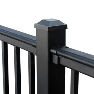 Dekoratives Aluminium geländer Treppen geländer und dekoratives Zubehör Aluminium handlauf