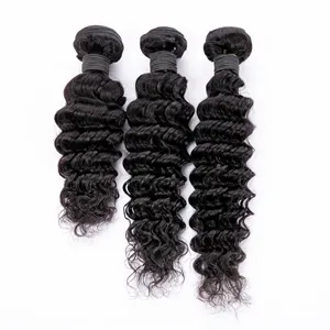 Wholesale women natural deep wave burmese hair hd wig human hair