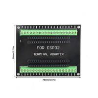 Kit Papan Ekspansi GPIO ESP32, Modul WiFi BT 32D, USB Type-C 38PIN CP2102 ESP32-DevKitC 5V untuk Ponsel