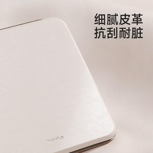 FaSoLa Folding <b>Makeup</b> <b>Mirror</b> Off White Glass Lens Desktop Portable <b>Mirror</b> For Women Travel Use - Product Image 3