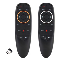 Télécommande Vocale G10S Approvisionnement Usine Souris d'Air Sans Fil 2.4G Gyroscope Apprentissage IR pour Boîtier Smart TV