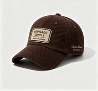 Casquette de baseball vintage classique unisexe avec patch brodé, respirante, réglable, style Dad Hat, personnalisable, 100% coton, américaine
