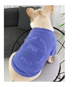 Sweat à capuche rose en mélange de coton avec imprimé lettres pour chiens, tenue assortie parent-enfant, mignon et simple pour le quotidien, toutes saisons - Product Image 3