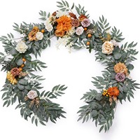 Kunstzijde Eucalyptus Garland Krans Bloemen Handgemaakt Vintage Elegant Bruiloft Tafel Rustieke Bloemstukken Valentijn