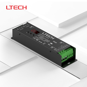 适用于带RDM/<span class=keywords><strong>DMX</strong></span>手机编程的LTECH D4A CV <span class=keywords><strong>DMX</strong></span>解码器<span class=keywords><strong>4</strong></span>通道CV <span class=keywords><strong>DMX</strong></span>解码器 - Product Image 1