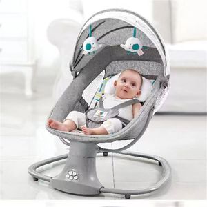 Chaise berçante électrique pour bébé Mastela, Bluetooth, balançoire automatique, inclinable, pliable, avec télécommande, apaisante pour les nouveau-nés de 0 à 24 mois - Product Image 4