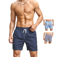 Hotsell Maillot de bain imperméable à séchage rapide Poches String Waist Short de plage avec maille intérieure Short de bain pour homme 6 ''Tronc de surf