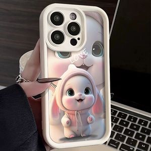 Cute <strong>Rabbits</strong> Design Shockproof Mobile Phone <strong>Cases</strong> <strong>for</strong> Iphone 16 15 Plus Pro Max 14 13 12 11 X XR Samsung Protective Back Cover - Product Image 3