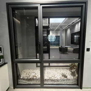 <span class=keywords><strong>Moustiquaire</strong></span> intégrée à la fenêtre <span class=keywords><strong>coulissante</strong></span> en aluminium, verrouillage de sécurité, insonorisée <span class=keywords><strong>pour</strong></span> les résidences - Product Image 1