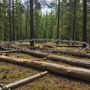 Cadena para motosierra de 20 pulgadas, paso 3/8, calibre .050, corte de cincel completo - Product Image 3