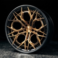Jantes forgées personnalisées RFG29 Trinity 2 pièces 18-24 pouces 5x120 5x130 PCD pour Lamborghini Huracan Ferrari 488 Porsche 911 SET