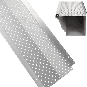 Accessoires Eavethrough, garde-gouttière <span class=keywords><strong>en</strong></span> aluminium de style K de 5/6 pouces, garde-gouttière anti-feuilles à bon <span class=keywords><strong>prix</strong></span> - Product Image 3