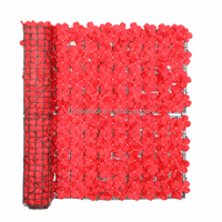 Clôture artificielle pour balcon, plafond, mur, décoration, vente en gros, 1x3m, clôture à fleurs