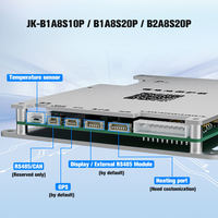 JIKONG Smart BMS JK-B1A8S10P 100A 8S 24V Active Balance 1A Sistem Manajemen Baterai LiFePO4 Li-ion PCBA