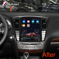 Lecteur multimédia automobile Android 13 de 12,1 pouces avec GPS DSP OBD2 et TPMS pour Infiniti QX60 2015-2019 Autoradio