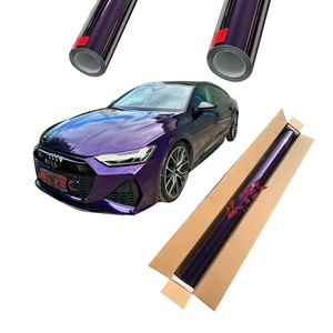 Película para Envolver Automóviles de Color Morado Medianoche, Rollo de Vinilo PET para Envolver Automóviles, Película de Alta Calidad para Envolver Automóviles - Product Image 1