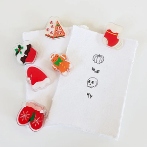 おしゃれで可愛い、面白いデザインのブックマーク クリップ – 紙製・アクリル製バインダークリップ - Product Image 4