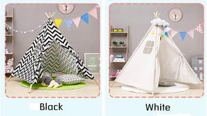 <span class=keywords><strong>2025</strong></span> nóng bán có thể gập lại bông vải Playhouse Lều trẻ em 4 mùa chơi teepee lều cho cắm trại - Product Image 6