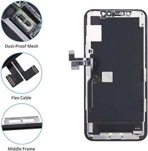 Display LCD Digitizer per Sostituzione <span class=keywords><strong>Schermo</strong></span> <span class=keywords><strong>iPhone</strong></span> <span class=keywords><strong>11</strong></span> Pro da 5.8 Pollici con Kit Riparazione, 1 Anno di Garanzia, Prodotto in Cina - Product Image 3
