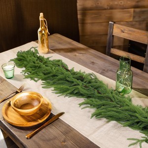 Guirnalda de pino artificial Huiyue de 60 cm, decoración navideña para colgar en la chimenea o en la pared - Product Image 2