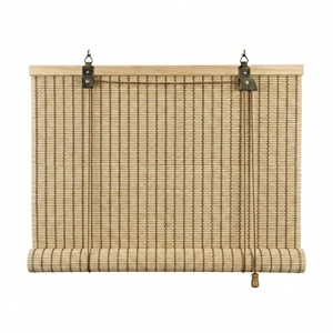 Tende a Rullo <span class=keywords><strong>in</strong></span> Bambù Naturali Filtranti, Tapparelle <span class=keywords><strong>Avvolgibili</strong></span> Anti-UV per Interni ed Esterni, Patio, Veranda - Product Image 1