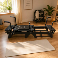 Piste de glisse allongée en alliage d'aluminium pour Reformer Pilates, pour mouvements à pleine amplitude, pour studio de Pilates, logo personnalisé OEM, 180 kg
