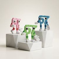 Figurine de robot imprimée en 3D, créative, Admin Sammy Brainrot, Statue articulée, Ornement de bureau, Cadeau original pour les fans de jeux