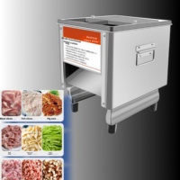 Trancheuse à viande commerciale 850W, machine à découper la viande pour boucherie