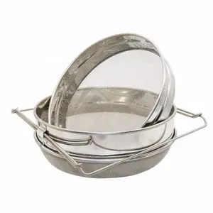 Stainless steel honey strainer double sieve beekeeping equipment filter honey filter