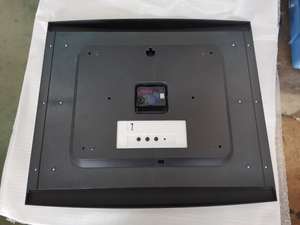 Đồng Hồ Treo Tường Lớn Không Tích Tắc Hình Vuông Phát Sáng Trong Bóng Tối Với Màn Hình <span class=keywords><strong>LCD</strong></span> & Số 3D Và Số Phát Sáng Không Có Sẵn - Product Image 4