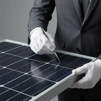 Panneau solaire mono N-type 660W à haute conversion photoélectrique, module PV pour système de stockage d'énergie solaire commercial et industriel