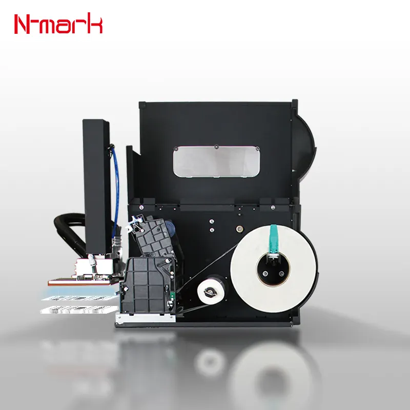 N-Mark V420T Print En Breng Label Toepassing Geweven Label Making Machine Label Sticker Machine