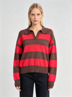 Pull tricoté vintage pour femme, col rond, confortable, collection automne, en promotion