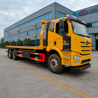 Camion de remorquage à plateau plat FAW 6x4 18 tonnes, camion de dépannage, véhicule de récupération Chine VI
