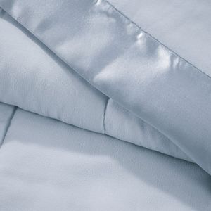 Manta Alternativa Ligera Durpeicl Tamaño Queen, 100% Algodón con Ribete de Satén, Diseño Liso para Verano, Otoño e Invierno - Product Image 4