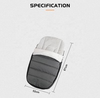 Poussette bébé Besafe Baby City Mini Gt grise, couleur unie, avec couvre-pieds d'hiver chaud et universel, coupe-vent